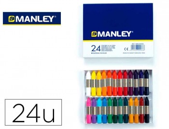 LAPICES CERA MANLEY COLORES SURTIDOS