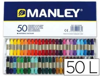 LAPICES CERA MANLEY COLORES SURTIDOS