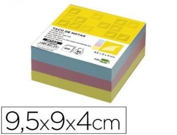 Recambio liderpapel multitaco colores tamaño 95x90x40 mm