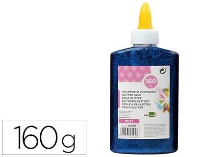 Purpurina pegamento liderpapel fantasia bote de 160 gr VARIOS COLORES