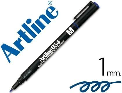 Rotulador artline retroproyeccion punta fibra permanente ek-854  -punta redonda 1 mm VARIOS COLORES
