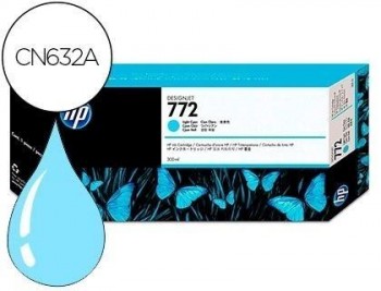 Ink-jet hp n.772 designjet z5200 / z5400 cian claro 300 ml