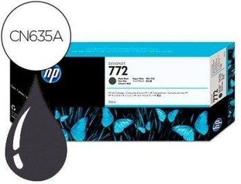 Ink-jet hp n.772 designjet z5200 / z5400 negro mate 300 ml