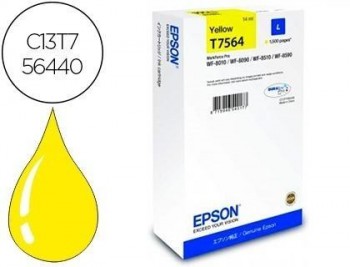 Ink-jet epson t7564 wf-8090 / 8510 / 8590 amarillo 1500 paginas