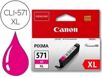 Ink-jet canon cli-571xl pixma mg6852 / ts6050 / ts8050 magenta 500 pag