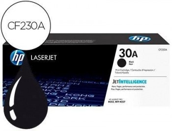 Toner hp 30a laserjet pro m203 / mfp m227 negro 1600 paginas