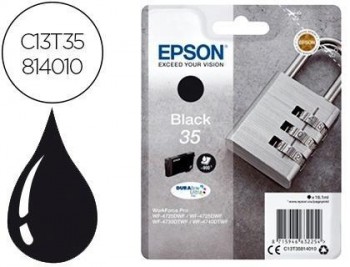 Ink-jet epson 35 t3581 pro wf-4720dwf / 4725dwf / 4730dtwf / 4740dtwf negro 900 paginas