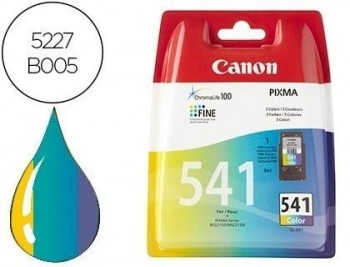 Ink-jet canon cl-541 pixma mg2150 / 3150 / 4250 / mx395 / 475 / 525 180 pag pack 3 amarillo cian mag