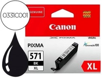 Ink-jet canon cli-571bk xl pixma ts5051 / 5053 / 5055 / 6050 / 6051 / 6052 / 8051 / 8052 / 9050 / 90