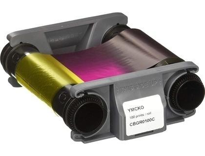 Cinta para impresora de tarjeta badgy color para 100 impresiones