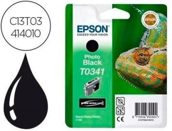 Ink-jet epson t0341 stylus photo 2100 / 2200 negro 440 paginas