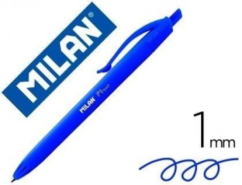 Boligrafo milan p1 retractil 1 mm touch VARIOS COLORES