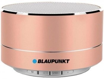 Altavoz blaupunkt portatil mini bluetooth potencia de salida 5w color rosa