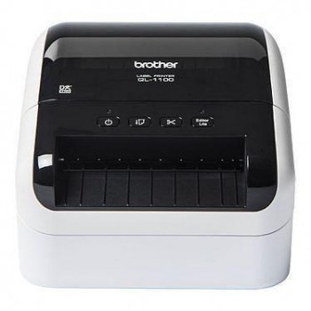 Impresora de etiquetas Brother Ql-1110nwb hasta 103 mm corte automatico impresion b/n usb 2.0 wifi b