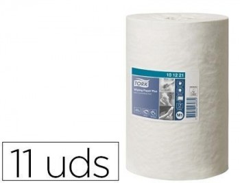 Papel secamanos tork secado extra ancho 215 mm largo 74,9 mt 2 capas para dispensador m1 paquete de 