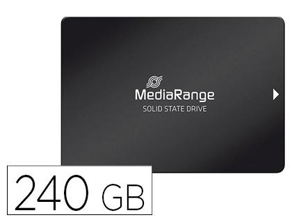 "DISCO DURO MEDIARANGE INTERNO 2.5"" SSD 240 GB SATA III 6 GB/S USB 3.0 NEGRO"