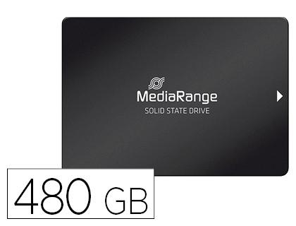"DISCO DURO MEDIARANGE INTERNO 2.5"" SSD 480 GB SATA III 6 GB/S USB 3.0 NEGRO"