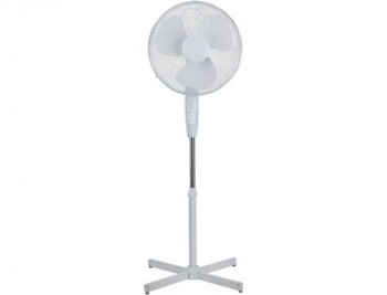 Ventilador pie potencia 45w 3 velocidades altura regulable cabezal multiorientable