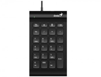 Teclado genius numpad i130 slim para portatil windows 7 / 8 / 10 color negro usb 115,7x89,5 mm