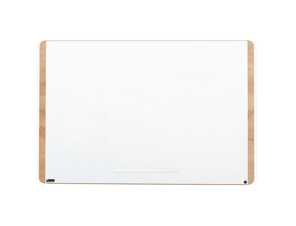 PIZARRA BLANCA ROCADA LACADA MAGNETICA TABLERO COLOR ROBLE 100X150 CM