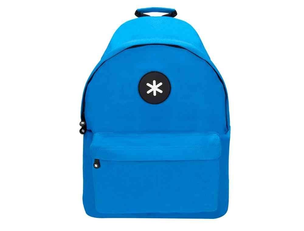 CARTERA ANTARTIK MOCHILA CON ASA Y BOLSILLOS CON CREMALLERA COLOR AZUL 310X160X410 MM