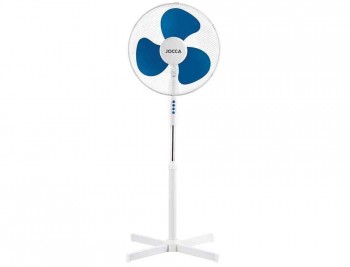 VENTILADOR DE PIE JOCCA 3 VELOCIDADES CABEZAL RECLINABLE 40W DIAMETRO 400MM 90 GRADOS OSCILACIÓN