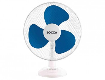 Ventilador de sobremesa jocca 3 velocidades 40 w sistema oscilacion y cabezal basculante diametro 30