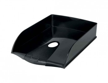 BANDEJA SOBREMESA PLASTICO LEITZ RECYCLE VERTICAL COLOR NEGRO 255X385X70 MM