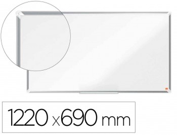 PIZARRA BLANCA NOBO PREMIUM PLUS ACERO VITRIFICADO FORMATO PANORAMICO MAGNETICA