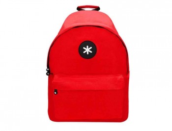 CARTERA ANTARTIK MOCHILA CON ASA Y BOLSILLOS CON CREMALLERA COLOR ROJO 310X160X410 MM