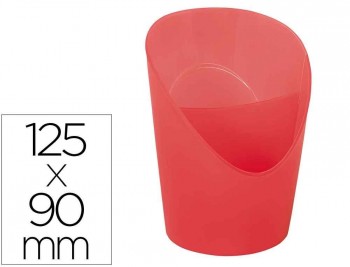 CUBILETE PORTALAPICES ESSELTE PLASTICO COLOUR BREEZE REDONDO DIAMETRO 90 MM ALTO 125 MM