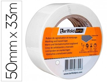 CINTA ADHESIVA TARIFOLD PARA MARCAJE Y SEÑALIZACION DE SUELO 33 MT X 50 MM