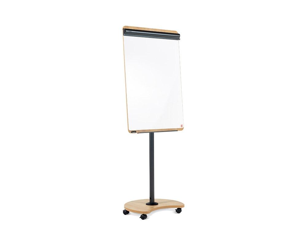 PIZARRA BLANCA ROCADA GAMA NATURAL MOVIL LACADA MAGNETICA CON 2 BRAZOS ABATIBLES 69X99 CM