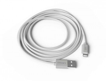 CABLE GROOVY USB 2.0 A APPLE LIGHTNING COLOR BLANCO