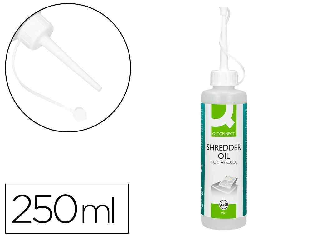ACEITE LUBRICANTE Q-CONNECT PARA DESTRUCTORA DE DOCUMENTOS BOTE DE 250 ML