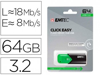 MEMORIA EMTEC USB 3.2 CLICK EASY