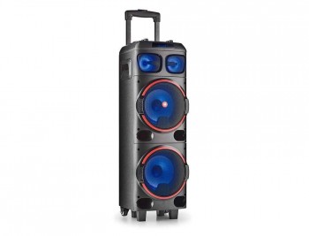"ALTAVOZ NGS PREMIUM DOBLE SUBWOOFER 8"" 300W CON BATERIA BLUETOOTH Y TWS-USB/MICRO SD/AUX IN CON AS