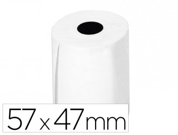 ROLLO SUMADORA TERMICO Q-CONNECT PARA TPV SIN BISFENOL A PAPEL DE 70 G/M2