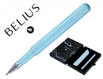 ROLLER Y FUNDA DE SIMILPIEL BELIUS SPACE B TINTA AZUL CAJA DE DISEÑO