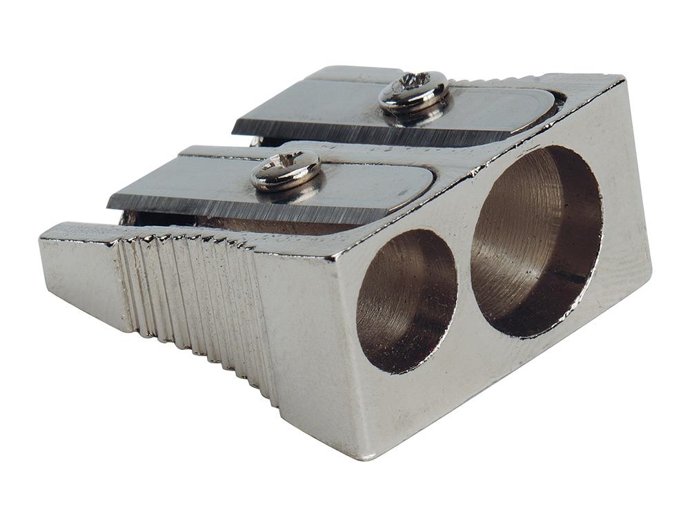 SACAPUNTAS Q-CONNECT METALICO 2 USOS CU A