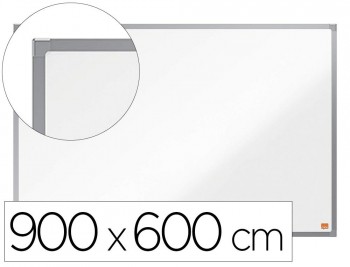 PIZARRA BLANCA NOBO ESSENCE ACERO VITRIFICADO MAGNETICA