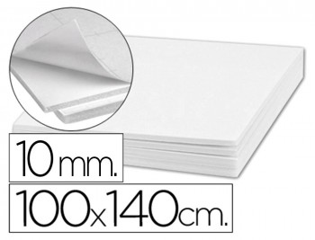 CARTON PLUMA LIDERPAPEL BLANCO DOBLE CARA ESPESOR 10 MM