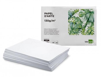 PAPEL DIBUJO LIDERPAPEL 130 GR SIN RECUADRO