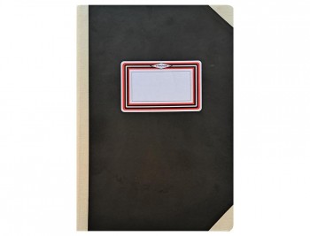 LIBRO CARTONE COSIDO FERNANDES FLECHA 100 GR NEGRO