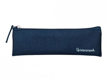 ESTUCHE PORTATODO LIDERPAPEL PLANO ESTRECHO UNA CREMALLERA 200X60 MM