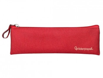 ESTUCHE PORTATODO LIDERPAPEL PLANO ESTRECHO UNA CREMALLERA 200X60 MM