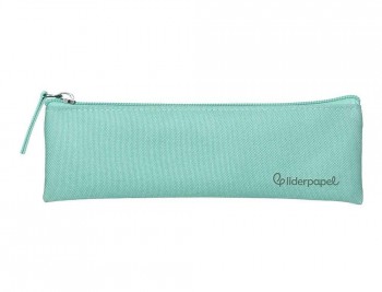 ESTUCHE PORTATODO LIDERPAPEL PLANO ESTRECHO UNA CREMALLERA 200X60 MM