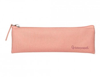 ESTUCHE PORTATODO LIDERPAPEL PLANO ESTRECHO UNA CREMALLERA 200X60 MM
