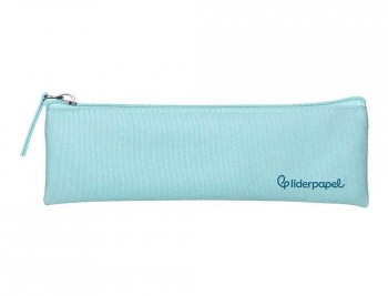 ESTUCHE PORTATODO LIDERPAPEL PLANO ESTRECHO UNA CREMALLERA 200X60 MM