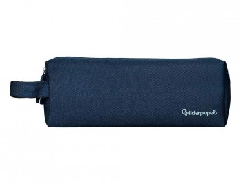 ESTUCHE PORTATODO LIDERPAPEL CLASSIC RECTANGULAR CON ASA 2 CREMALLERAS 210 X80MM